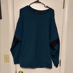 Nike Dark Teal and Black Pullover